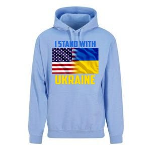 I Stand With Ukraine USA Ukrainian Pride Support Unisex Surf Hoodie