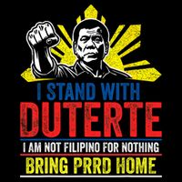 I Stand With Duterte - Support Duterte Philippine T-Shirt