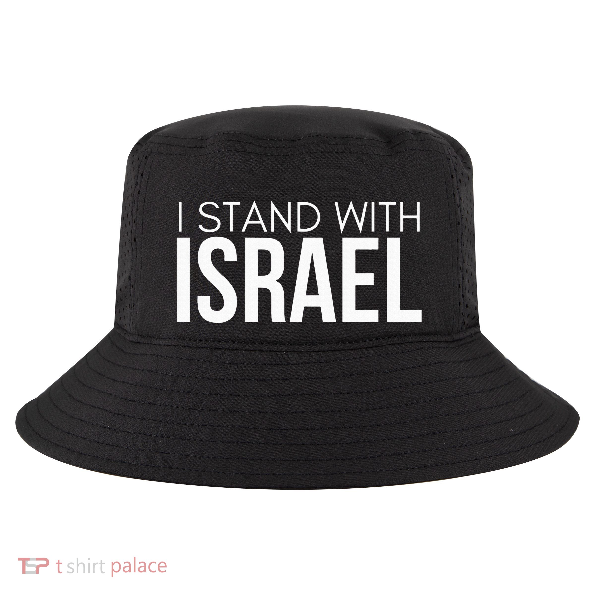 I Stand With Israel Proisrael Zion Jewish Torah Cool Comfort Performance Bucket Hat