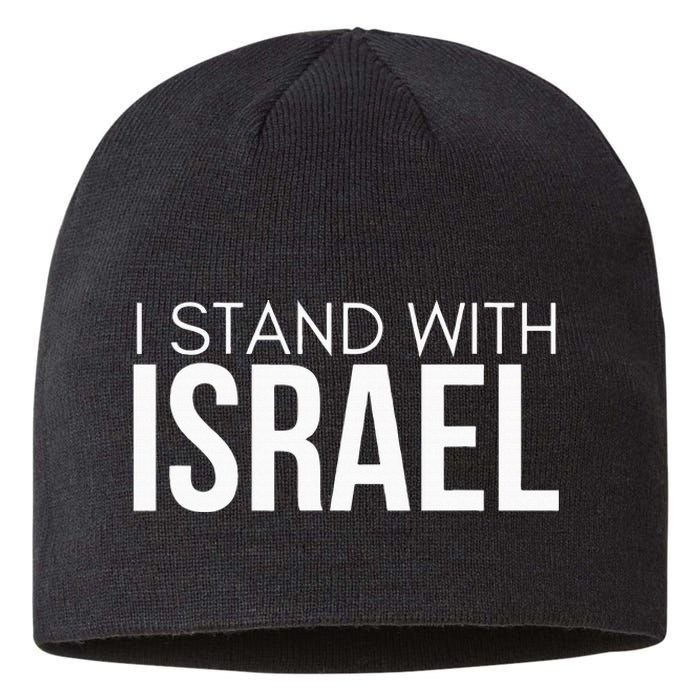 I Stand With Israel Proisrael Zion Jewish Torah Sustainable Beanie