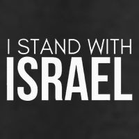 I Stand With Israel Proisrael Zion Jewish Torah Golf Towel