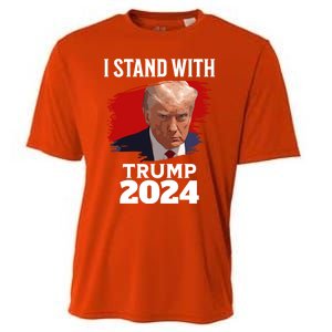 I Stand With Trump Donald Trump For President 2024 Freedom Cute Gift Cooling Performance Crew T-Shirt