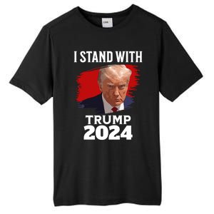 I Stand With Trump Donald Trump For President 2024 Freedom Cute Gift Tall Fusion ChromaSoft Performance T-Shirt