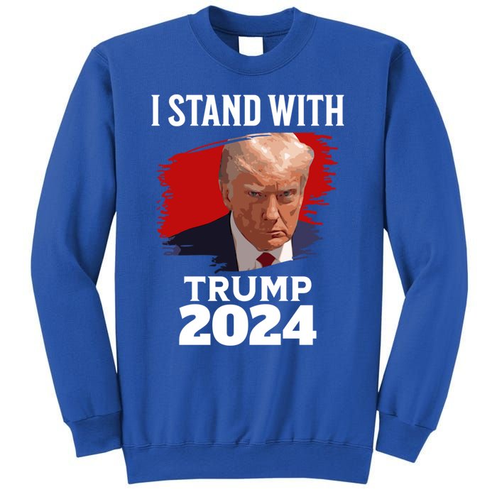 I Stand With Trump Donald Trump For President 2024 Freedom Cute Gift Sweatshirt