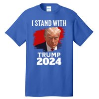 I Stand With Trump Donald Trump For President 2024 Freedom Cute Gift Tall T-Shirt