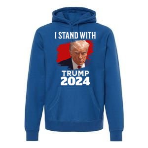 I Stand With Trump Donald Trump For President 2024 Freedom Cute Gift Premium Hoodie