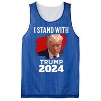 I Stand With Trump Donald Trump For President 2024 Freedom Cute Gift Mesh Reversible Basketball Jersey Tank