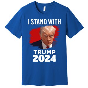 I Stand With Trump Donald Trump For President 2024 Freedom Cute Gift Premium T-Shirt