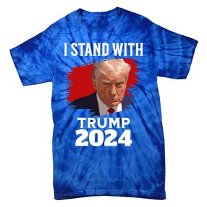 I Stand With Trump Donald Trump For President 2024 Freedom Cute Gift Tie-Dye T-Shirt