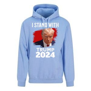 I Stand With Trump Donald Trump For President 2024 Freedom Cute Gift Unisex Surf Hoodie