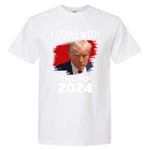 I Stand With Trump Donald Trump For President 2024 Freedom Cute Gift Garment-Dyed Heavyweight T-Shirt