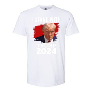 I Stand With Trump Donald Trump For President 2024 Freedom Cute Gift Softstyle CVC T-Shirt