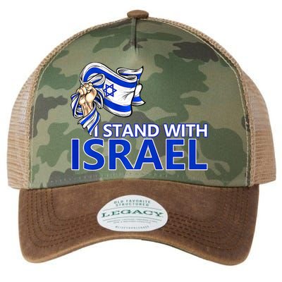 I Stand With Israel Pray For Israel Legacy Tie Dye Trucker Hat