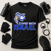 I Stand With Israel Pray For Israel Cooling Performance Crew T-Shirt