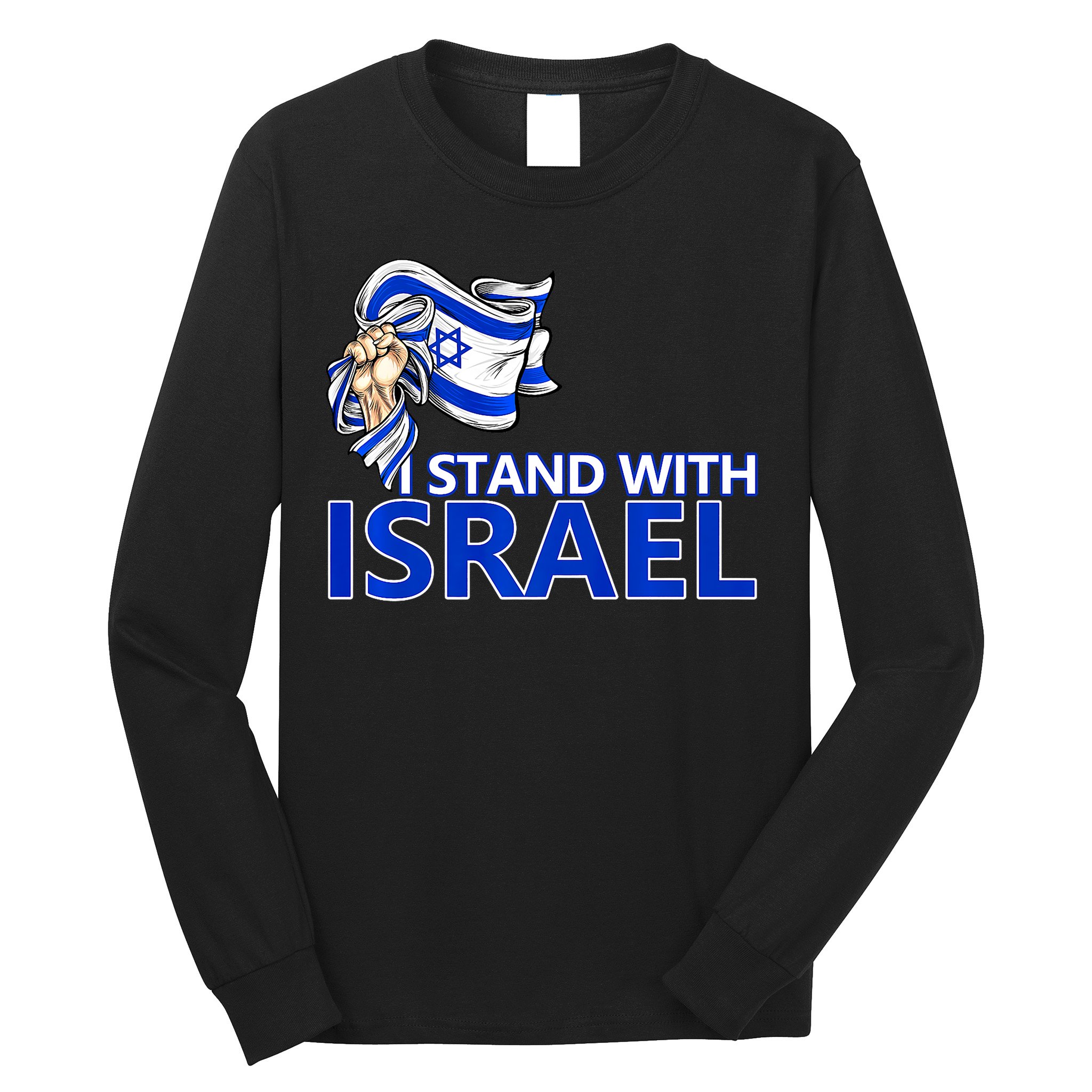 I Stand With Israel Pray For Israel Long Sleeve Shirt
