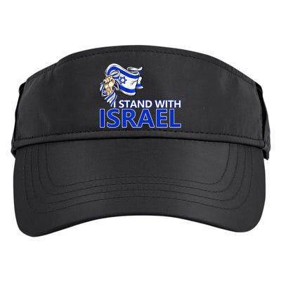 I Stand With Israel Pray For Israel Adult Drive Performance Visor