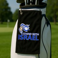 I Stand With Israel Pray For Israel Golf Towel