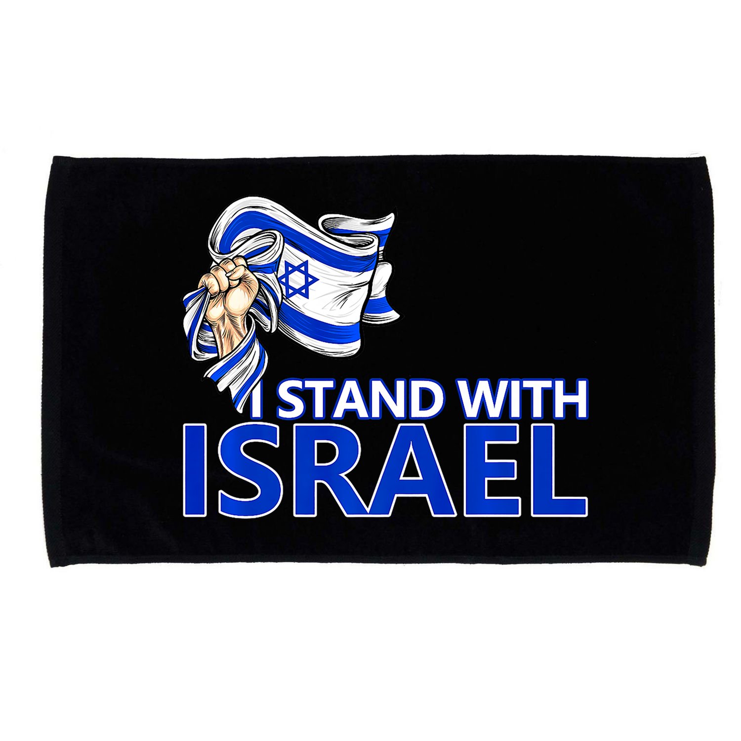I Stand With Israel Pray For Israel Microfiber Hand Towel