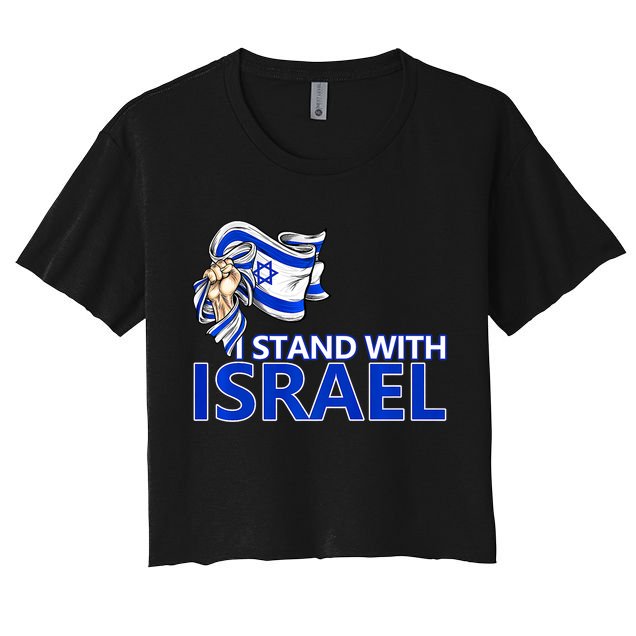 I Stand With Israel Pray For Israel Crop Top