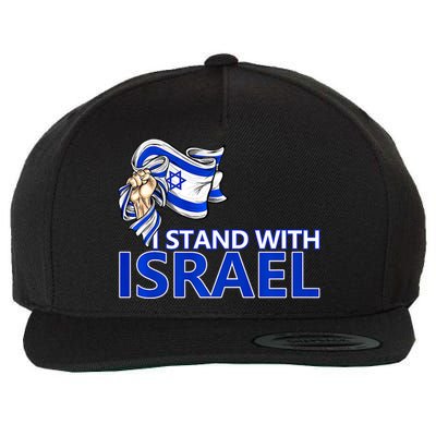 I Stand With Israel Pray For Israel Wool Snapback Cap