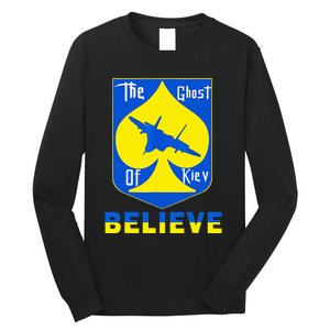 I Stand With Ukraine The Ghost Of Kyiv Long Sleeve Shirt