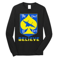 I Stand With Ukraine The Ghost Of Kyiv Long Sleeve Shirt