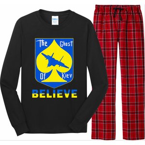 I Stand With Ukraine The Ghost Of Kyiv Long Sleeve Pajama Set