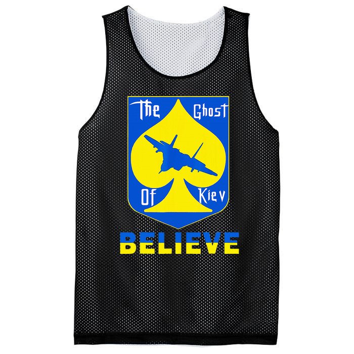 I Stand With Ukraine The Ghost Of Kyiv Mesh Reversible Basketball Jersey Tank