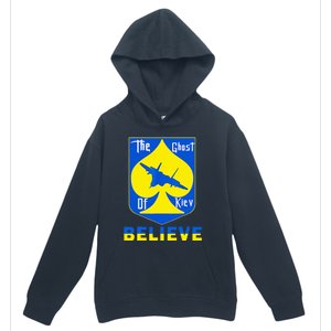 I Stand With Ukraine The Ghost Of Kyiv Urban Pullover Hoodie