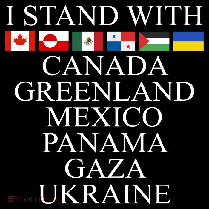 I Stand With Canada Greenland Mexico Panama Gaza Ukraine Wool Snapback Cap