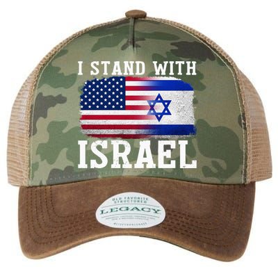 I Stand With Israel Strong Legacy Tie Dye Trucker Hat