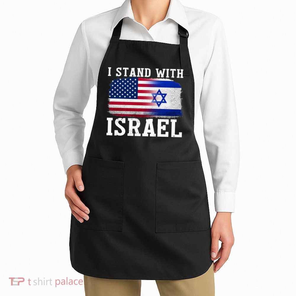 I Stand With Israel Strong Apron