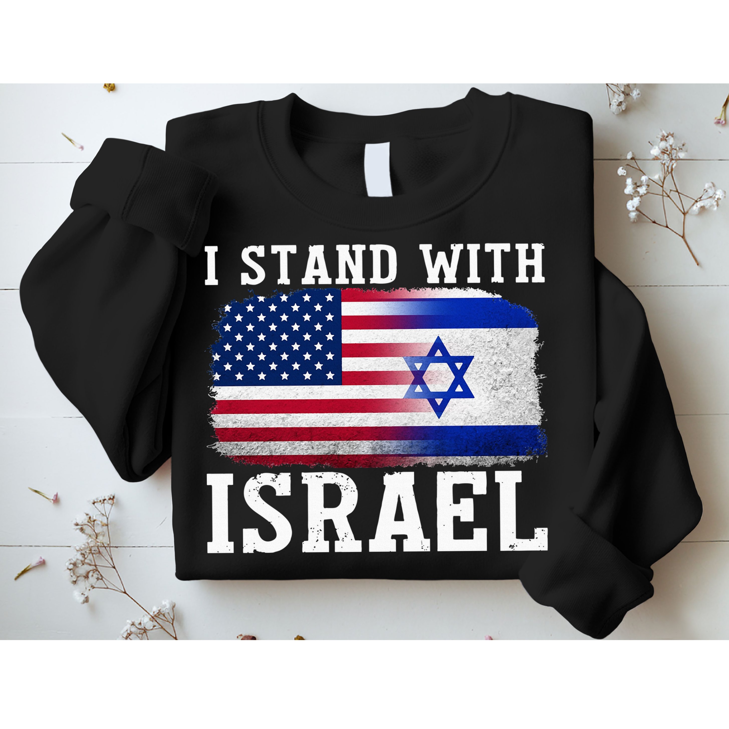 I Stand With Israel Strong Sweatshirt