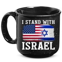 I Stand With Israel Strong 15oz Campfire Ceramic Mug