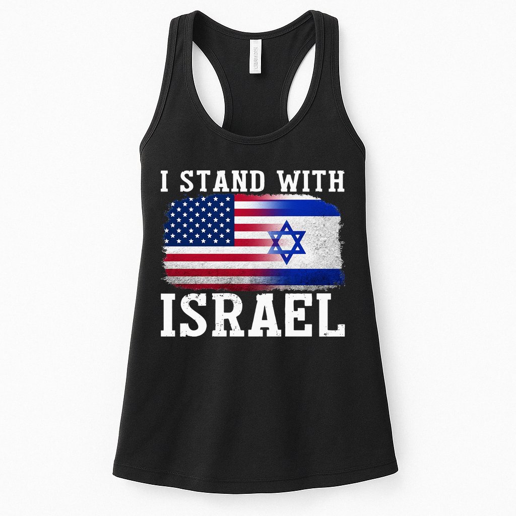 I Stand With Israel Strong Womens Tank Top