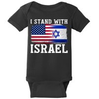 I Stand With Israel Strong Baby Bodysuit