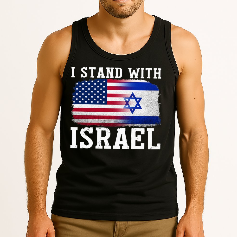 I Stand With Israel Strong Tank Top
