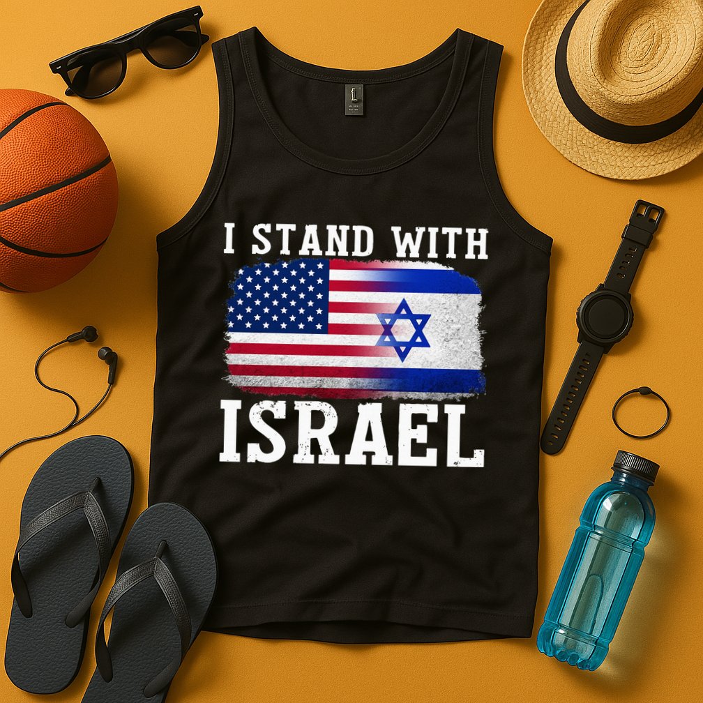 I Stand With Israel Strong Tank Top