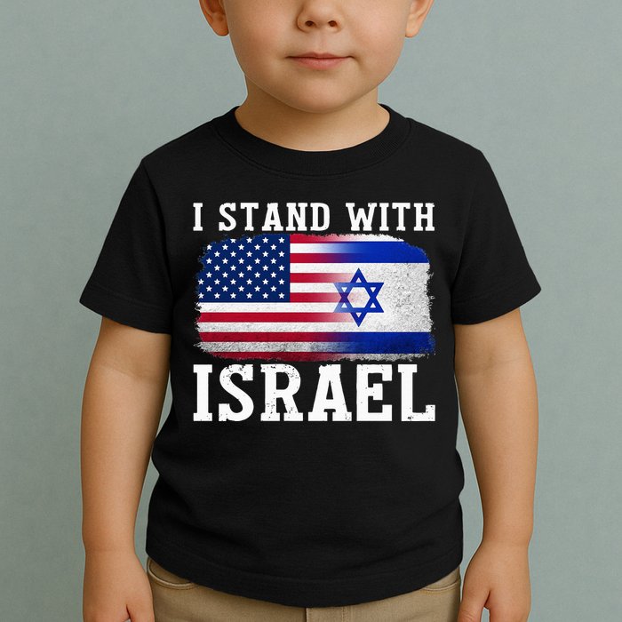 I Stand With Israel Strong Toddler T-Shirt