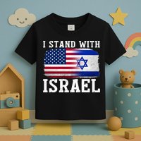 I Stand With Israel Strong Toddler T-Shirt