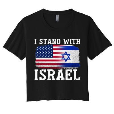 I Stand With Israel Strong Crop Top