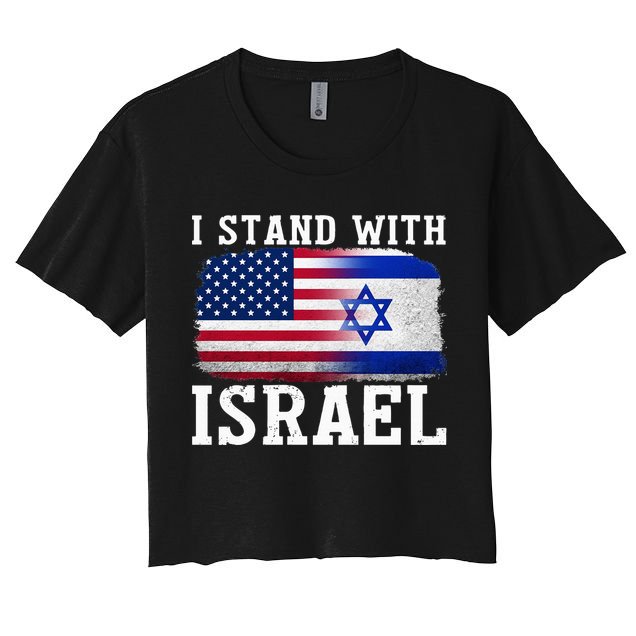 I Stand With Israel Strong Crop Top
