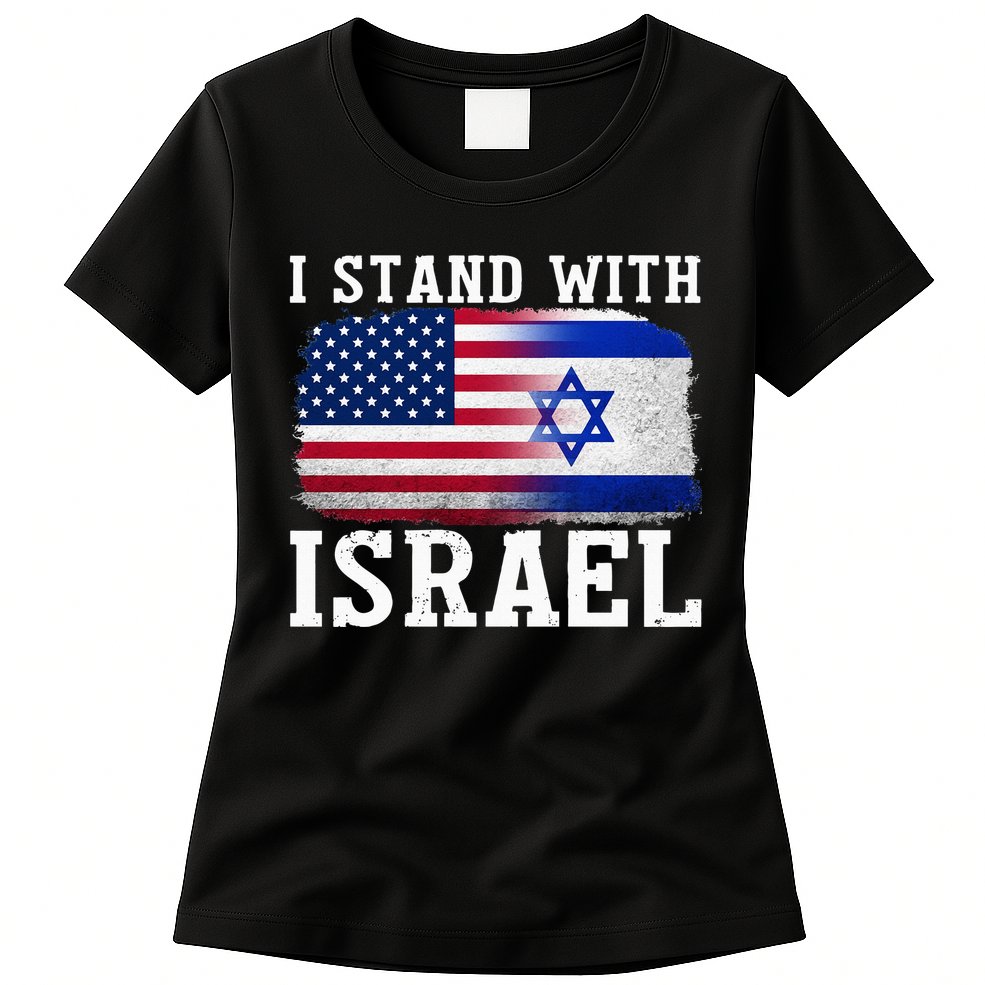 I Stand With Israel Strong Womens T-Shirt