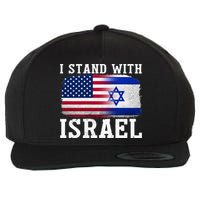 I Stand With Israel Strong Wool Snapback Cap