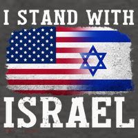 I Stand With Israel Strong Vector Backpack