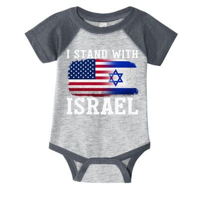 I Stand With Israel Strong Infant Baby Jersey Bodysuit