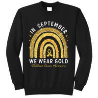 In September We Wear Gold Childhood Cancer Awareness Gift Sweatshirt