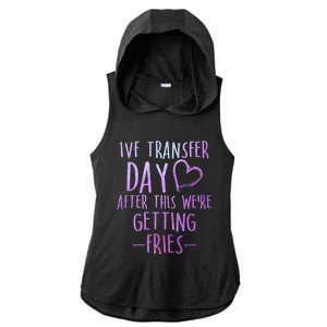 Ivf Survivor Warrior Transfer Day Infertility Gift Ladies PosiCharge Tri-Blend Wicking Draft Hoodie Tank