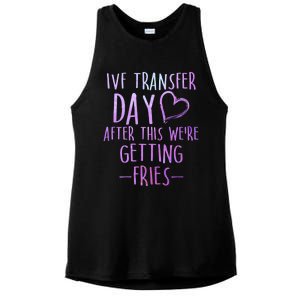 Ivf Survivor Warrior Transfer Day Infertility Gift Ladies PosiCharge Tri-Blend Wicking Tank