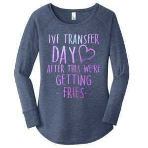 Ivf Survivor Warrior Transfer Day Infertility Gift Women's Perfect Tri Tunic Long Sleeve Shirt